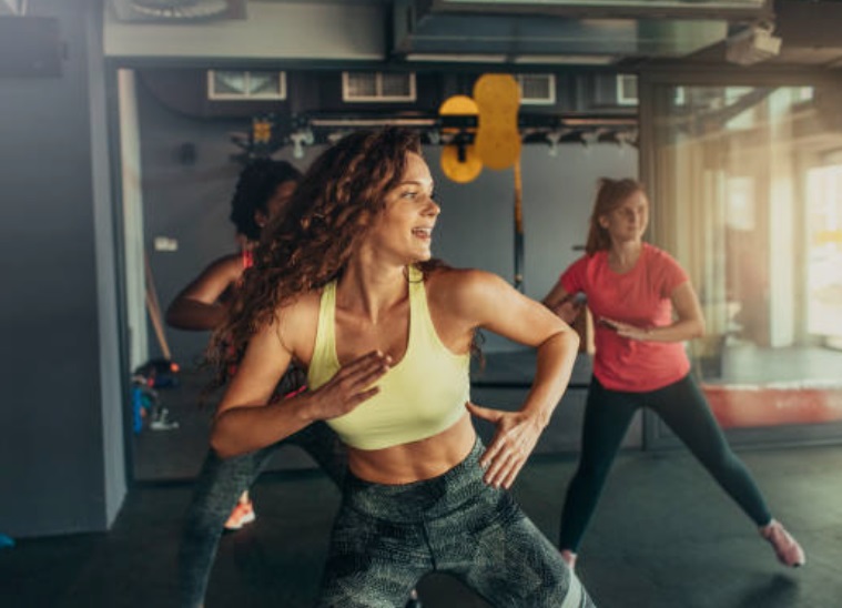 Zumba class.
